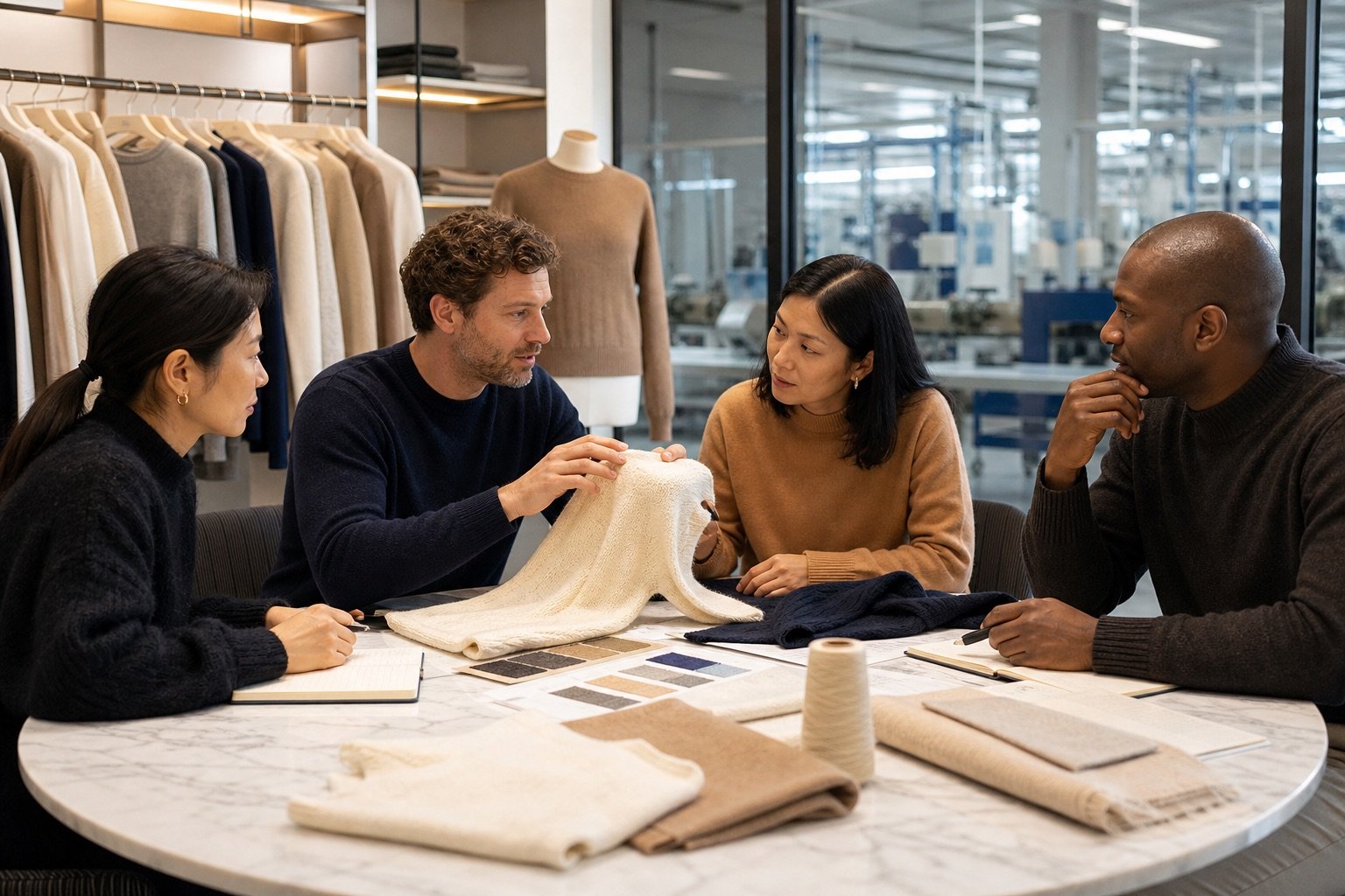 Knitwear product development consultation