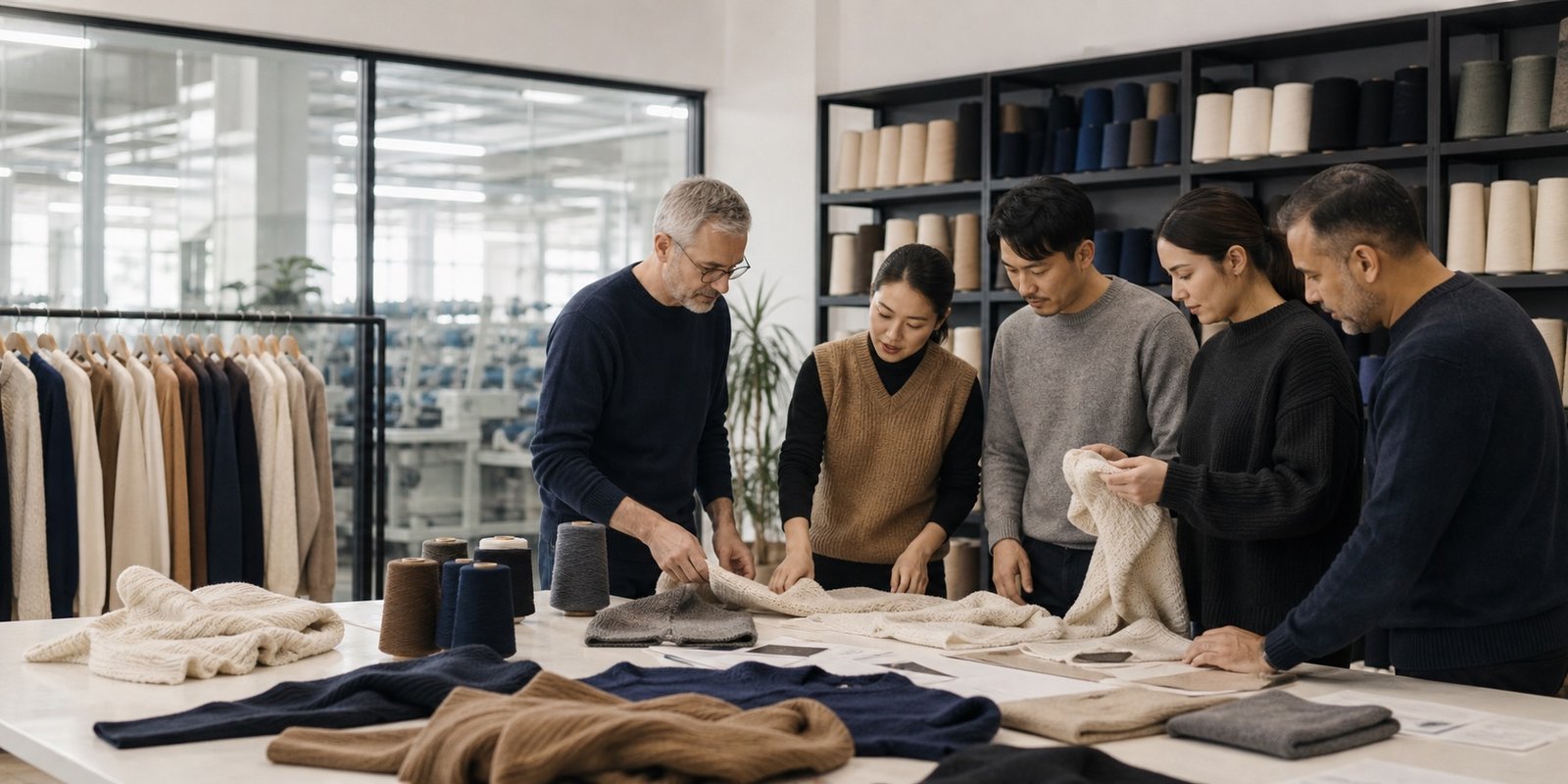 Knitwear product development team
