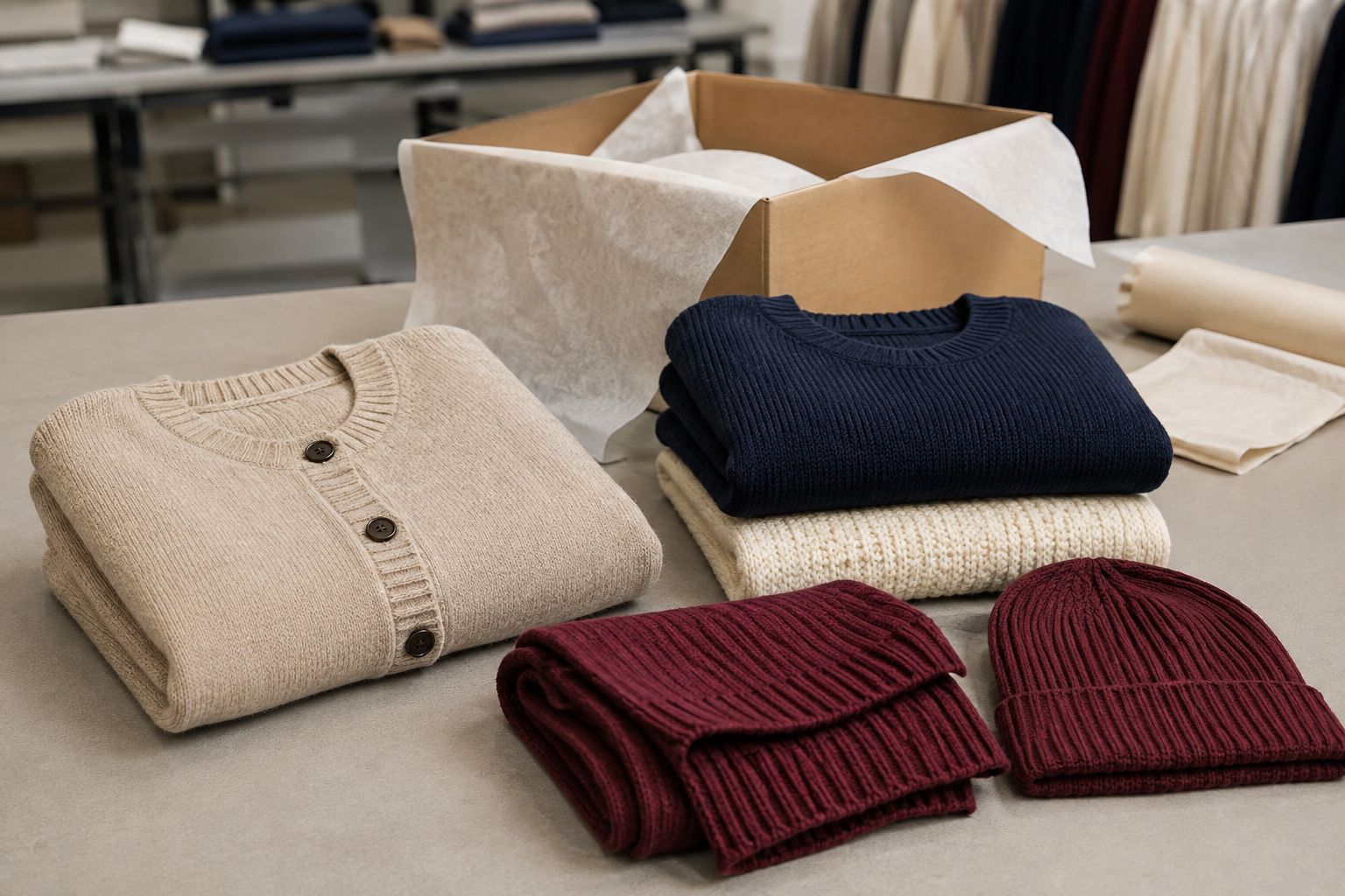 Care brief review for a knitwear development team